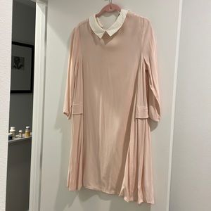 M/L Frnch dress.  Buttons in back. White collar